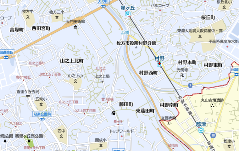 2025年7月　大阪府枚方市の物件