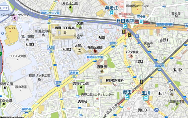 2025年8月　大阪市福島区の物件